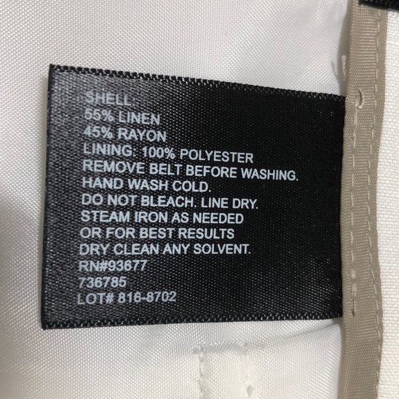 Easy 5th Fully Lined A-Line White Skirt - Picture 4 of 6